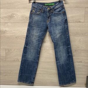 Rock & Roll Denim Pistol Straight Leg Jeans with Classic Medium Wash